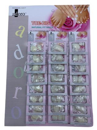 Blíster de uñas acrílicas para pies