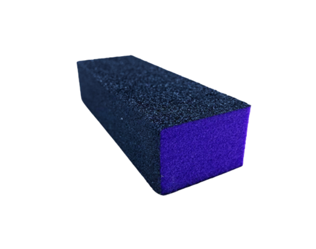 Bloque pulidor lila para uñas