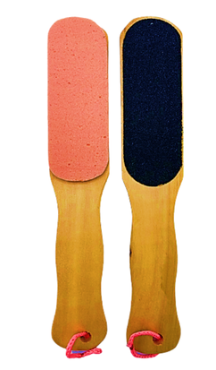 Paleta madera doble cara para pies